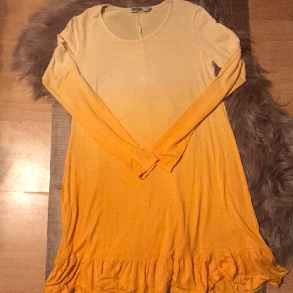 Yellow Ombré Dress